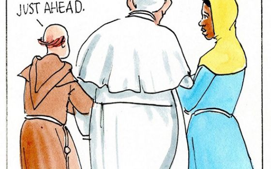 Francis, the comic strip: Francis is tired, but as Gabby says, "We've got you."