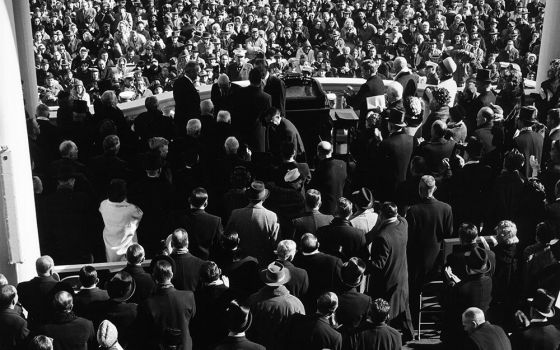 The inaugural ceremony of John F. Kennedy, Jan. 20, 1961 (Library of Congress, Prints & Photographs Division/Architect of the Capitol)