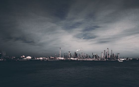 Factories on the Louisiana coast. (Jackson Jost/Unsplash)