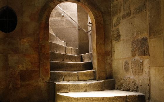 The stairway to Calvary in the Church of the Holy Sepulcher in Jerusalem (Pixabay/Piotr Pindur)