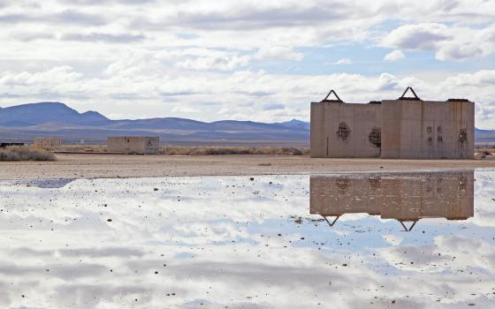 Defunct buildings at the Nevada National Security Site (Flickr/Travel Nevada)