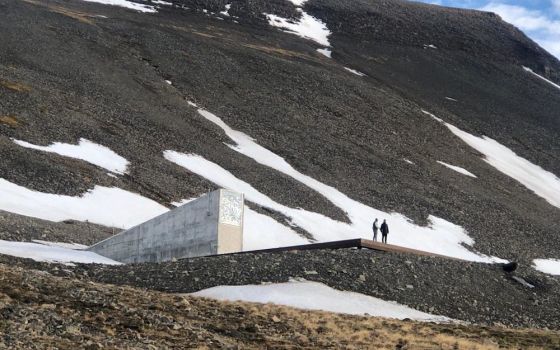 The Global Seed Vault in Svalbard, Norway. (Courtesy of Msgr. Lucio Ruiz)
