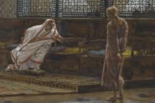 "Jesus Before Pilate, First Interview" (1886-94, detail) by James Tissot (Brooklyn Museum)