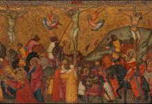 "The Crucifixion," a painting by Andrea di Bartolo (Metropolitan Museum of Art)