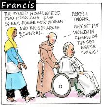 Francis, the comic strip: The synod highlighted two real problems, and Leo has an idea.