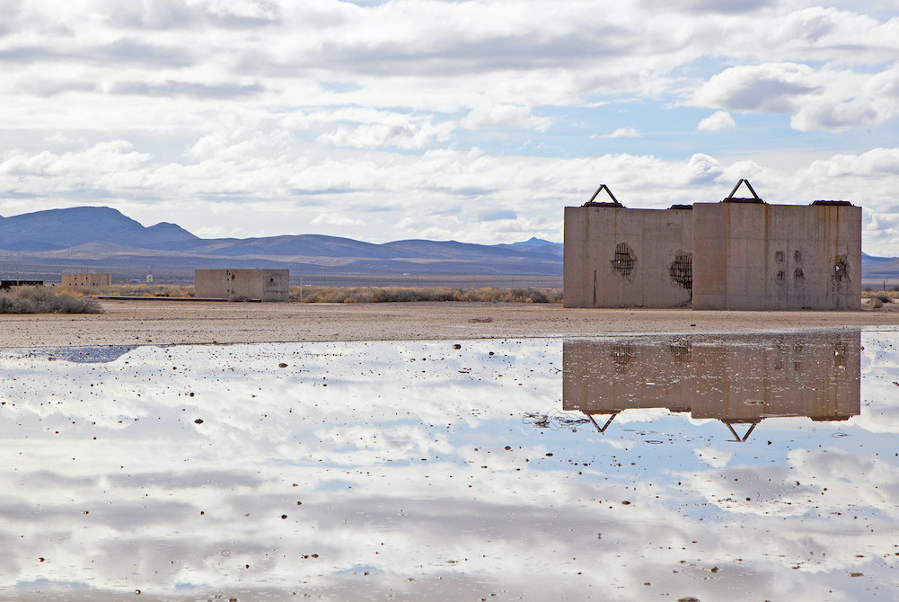 Defunct buildings at the Nevada National Security Site (Flickr/Travel Nevada)