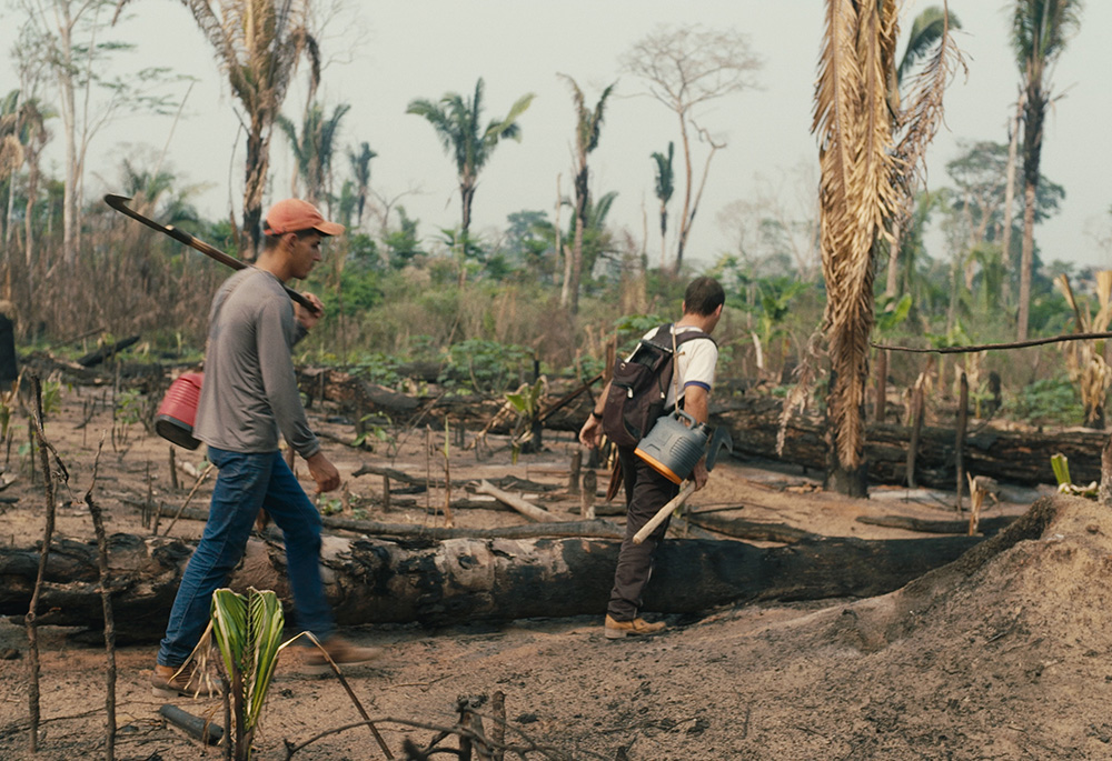 What was once forest is now a charred landscape, as settlers push into protected areas of the Amazon rainforest. (Films.NationalGeographic.com/Amazon Land Documentary/Alex Pritz) What was once forest is now a charred landscape, as settlers push into protected areas of the Amazon rainforest. (Films.NationalGeographic.com/Amazon Land Documentary/Alex Pritz)