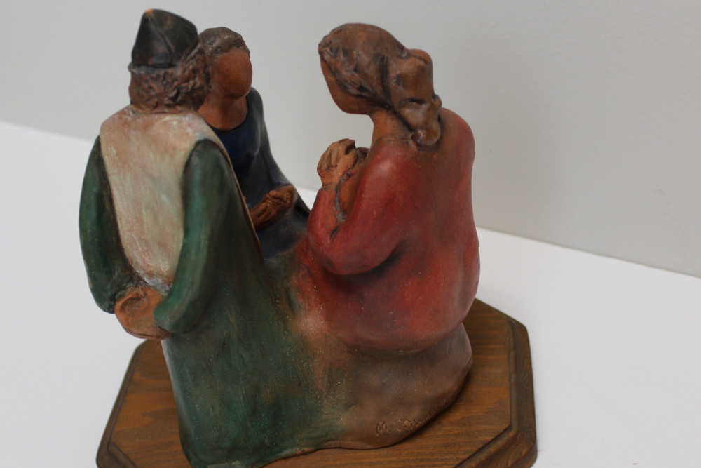 St. Joseph Sr. Marian Cowan's sculpture "The Visitation" is pictured at the Sisters of St. Joseph of Carondelet motherhouse in St. Louis. (Courtesy of Sisters of St. Joseph of Carondelet/Sarah Baker)