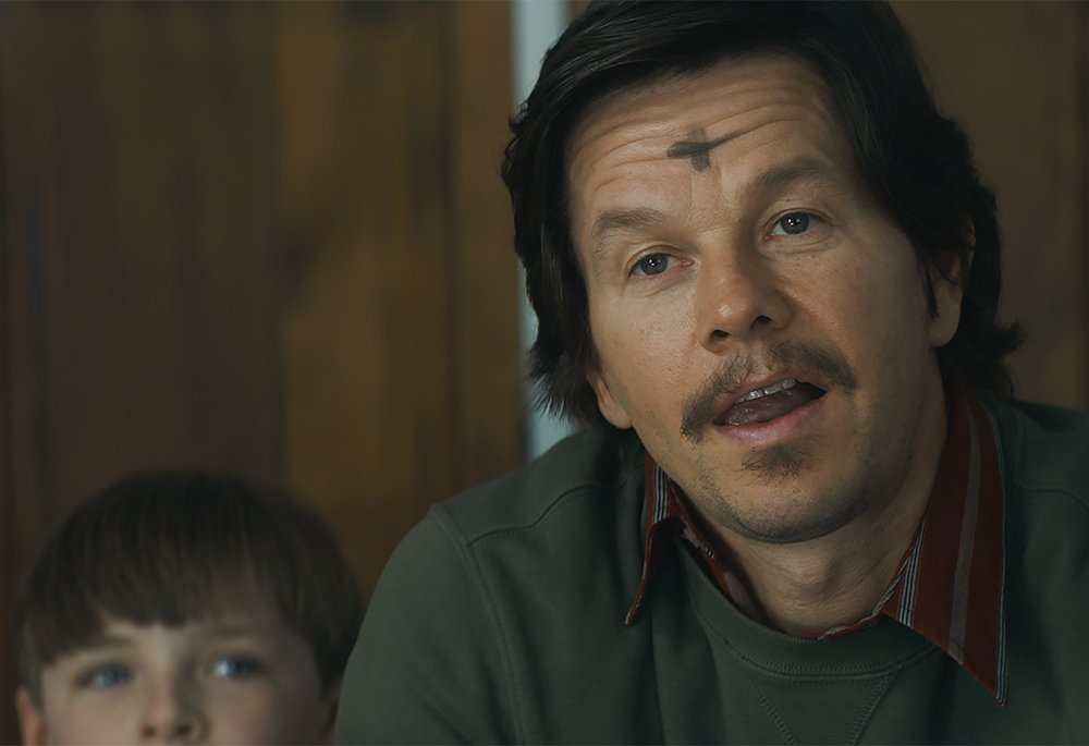 Stuart Long (Mark Wahlberg) in Columbia Pictures' "Father Stu" (Courtesy of Sony Pictures) Stuart Long (Mark Wahlberg) in Columbia Pictures' "Father Stu" (Courtesy of Sony Pictures)