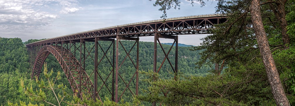 The New River Gorge Bridge in West Virginia